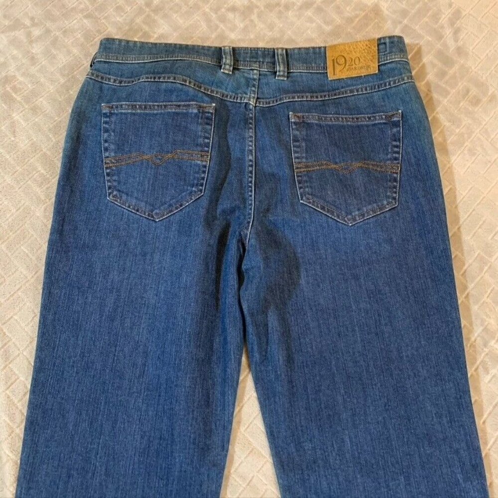Atelier Gardeur Mens 38x34 Denim Jeans Blue Nigel Straight Medium Wash Stretch - Picture 14 of 16